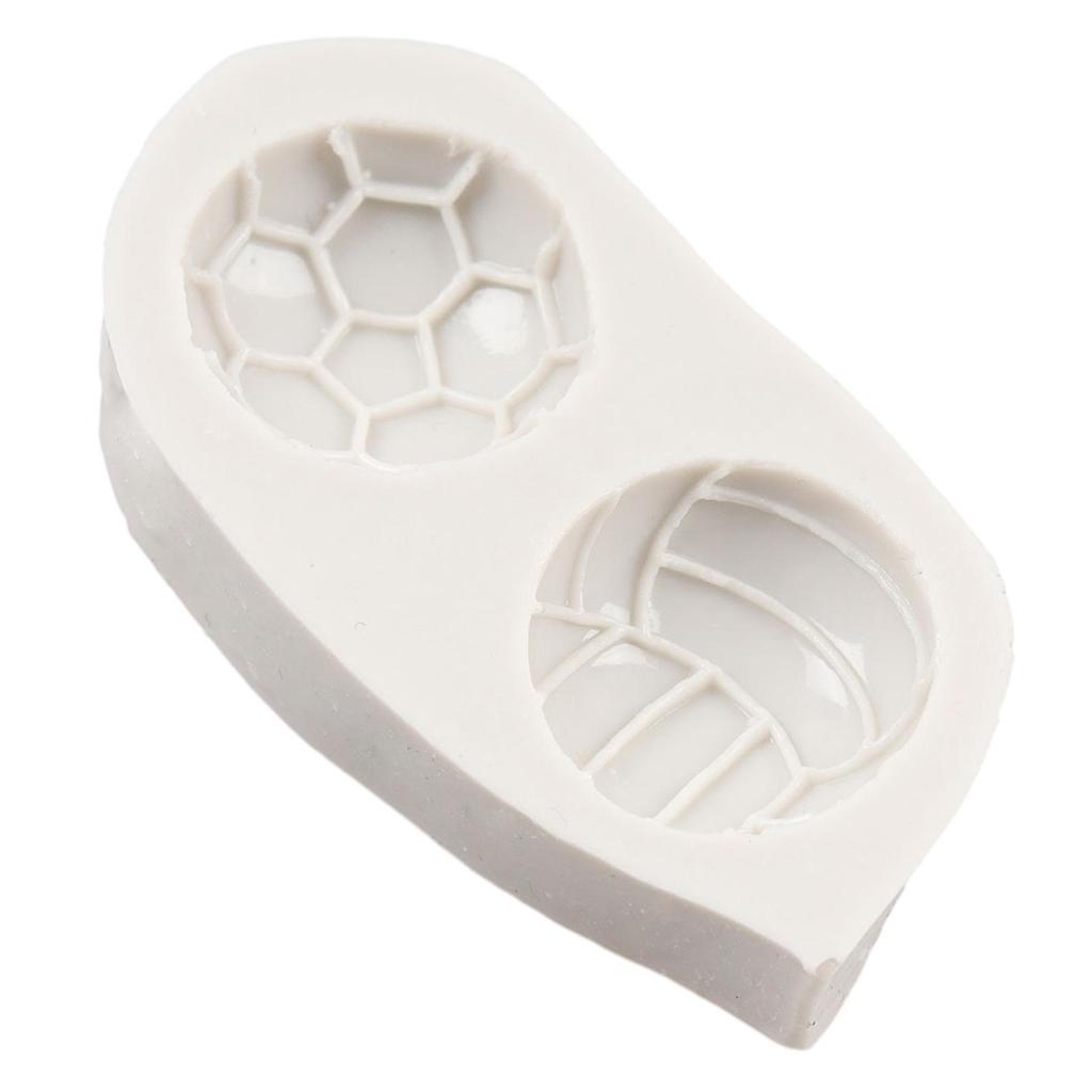 Fotbalové silikonové formy Volejbalová fondánová forma Nástroje na zdobení dortů Toppery na cupcaky Čokoládové bonbóny Řemeslo Gumová pasta Polymerová hlína