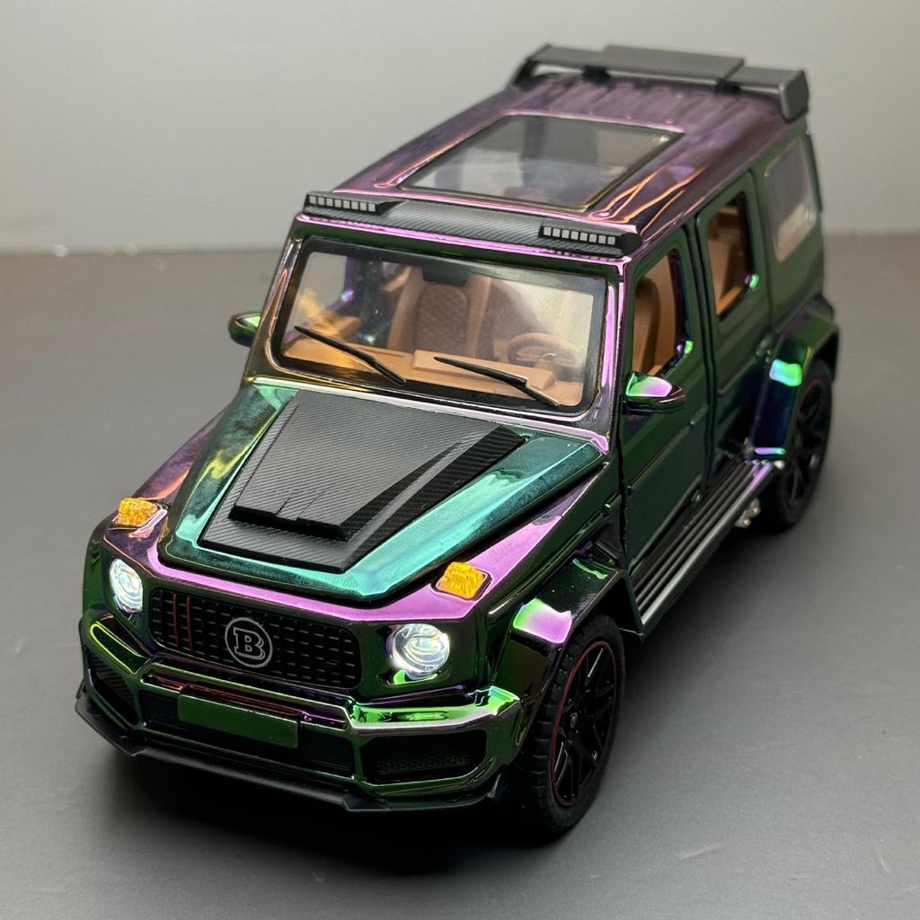 1/32 Scale Benz G800 Electroplated Version Alloy Car Diecast Metal Model Collect Hobby Model Ornaments Kids Toys Present for Children
