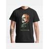Men'S T-Shirt Featuring James Connolly from The 1916 Easter Rising, Made of Black with an Orange-Green Irish Flag Design. This Historical Apparel Is
