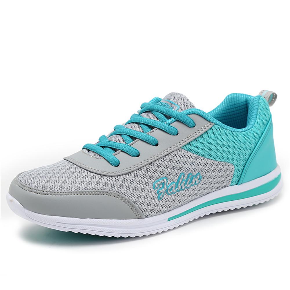 Buy Women Autumn Fashion Running Shoes Lightweight Comfortable Soft Outdoor Sport Walking