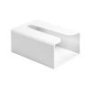 Under Cabinet Tissue Box Wall Mounted Adhesive Tissue Holder Toilet Paper Organizer Paper Towel Dispenser for Bathroom Bedroom Kitchen