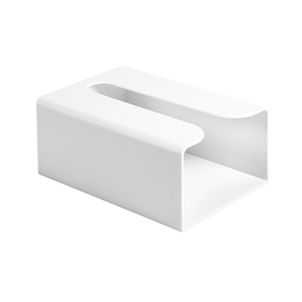 Under Cabinet Tissue Box Wall Mounted Adhesive Tissue Holder Toilet Paper Organizer Paper Towel Dispenser for Bathroom Bedroom Kitchen