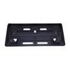 Black ABS Front License Plate Bracket, Replacement Mount with Multiple Mounting Points and 6 Included Screws for the Stated Application