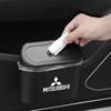 Car Hanging Trash Box Garbage Organizer for Mitsubishi Ralliart Lancer ASX L200 Pajero Outlander Eclipse Accessories Wheelcap MQ9