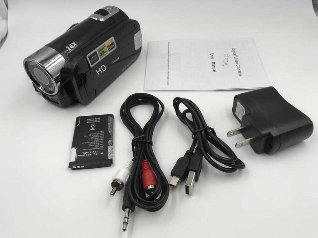 HD100A High-Definition-Digitalkamera, 16 MP, 1080P