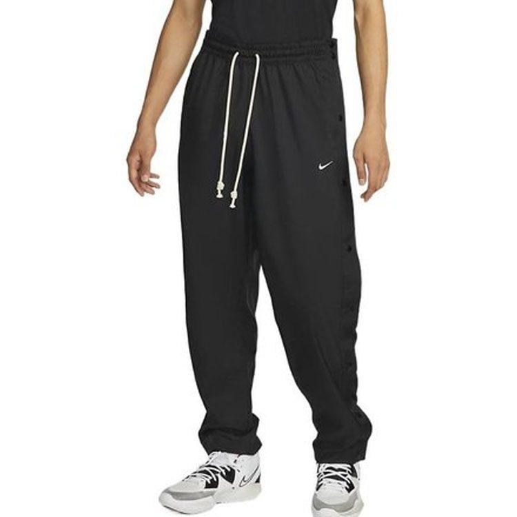 Nike Casual Pants Men's Black Moderate Straight Fit Pants DQ6097-010