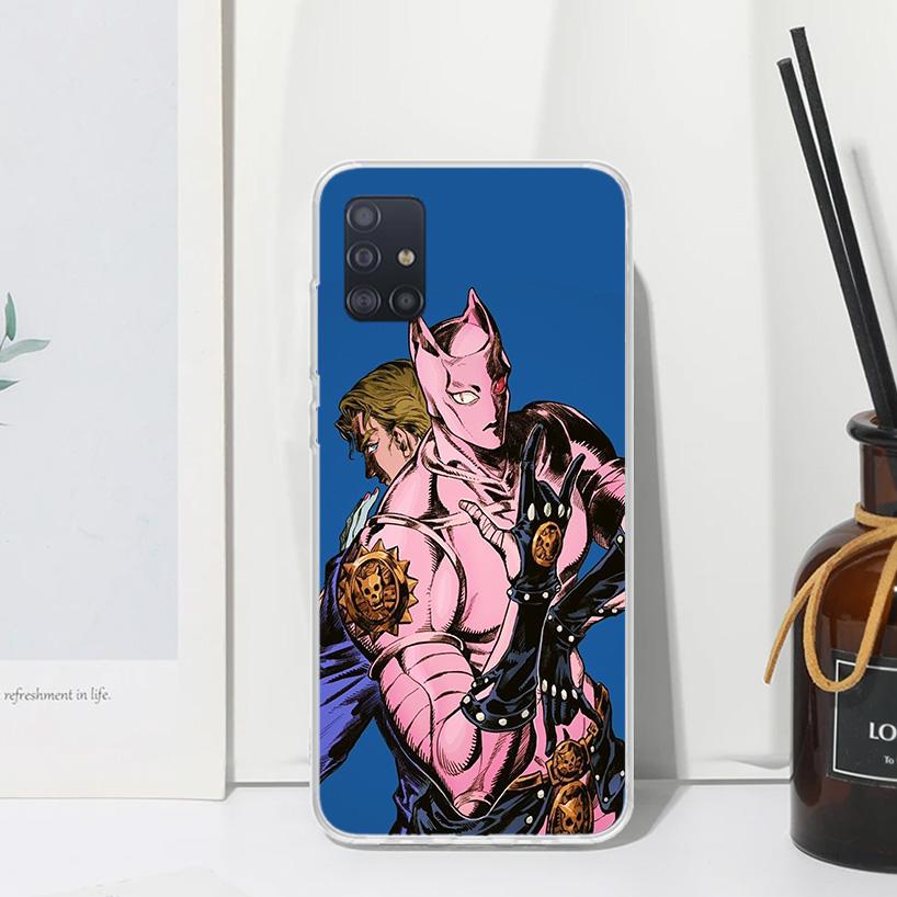 JoJo Adventure Killer Queen Phone Case For Samsung Galaxy A52 A42 A32 A22 A12 A02S A72 A51 A50S A41 A31 A21S A71 A40 A30S A20S A