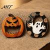 Farmhouse Halloween Entryway Accents Wooden Ornament, Retro Solid Ghost/Letter/Pumpkin Sign, Tabletop Rustic Wood Craft Centerpiece Decoration