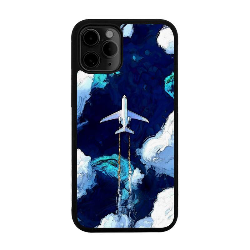 

Чехол для телефона с изображением самолета и неба для Iphone 13 12 Mini 11 Pro Max 7 8 Plus X Xs Max XR ПК Жесткий силиконовый чехол iphone 12pro max