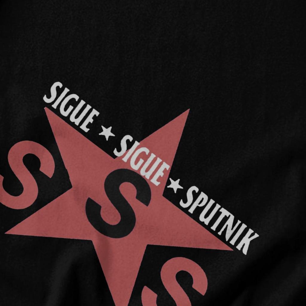 Men T Shirt Sigue Sigue Sputnik 1986 Electronic Band Awesome Pops Y2K Graphic Short Sleeve Unisex Tops T Shirts