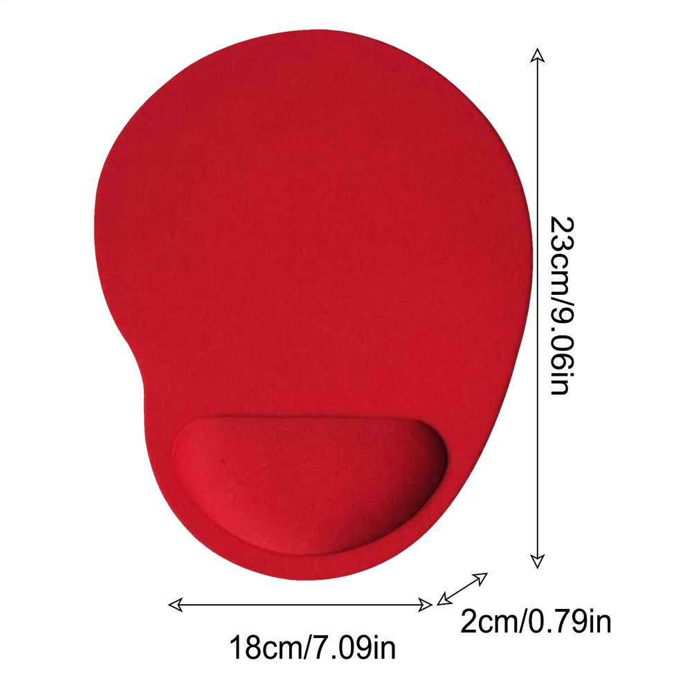 Ergonomic Wrist Rest MousePad Comfortable Wrist Support Non Slip Mice Mat Soft Mousepad For PC Laptop Computer