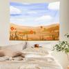 Home Fashion Decoration Tapestry Hand-painted Watercolor Sunset Print Bedroom Living Room Tapestry
