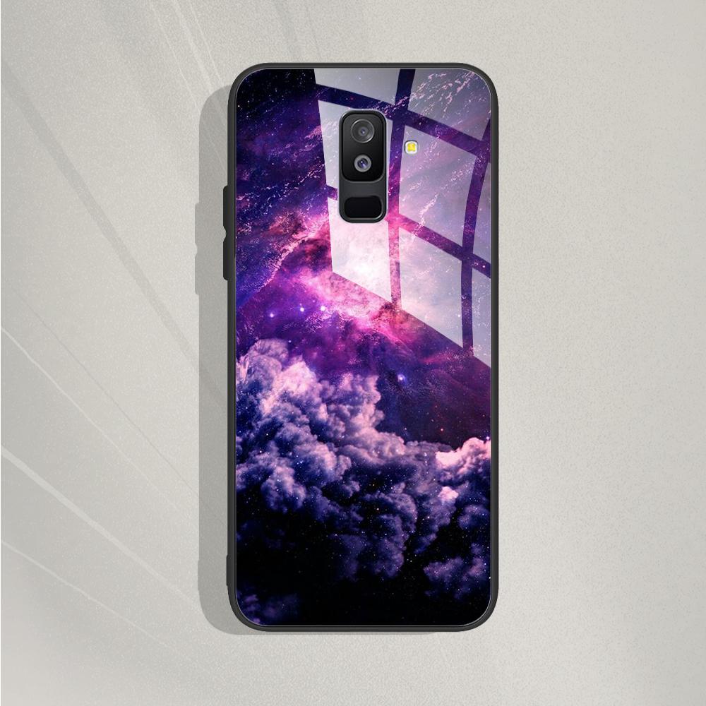 A6 Plus Hülle Für Samsung Galaxy A6 2018 Handyhülle A600F SM-A600F Gehärtetes Glas Hülle Für Samsung A6 Plus 2018 A6+ A605F Abdeckung