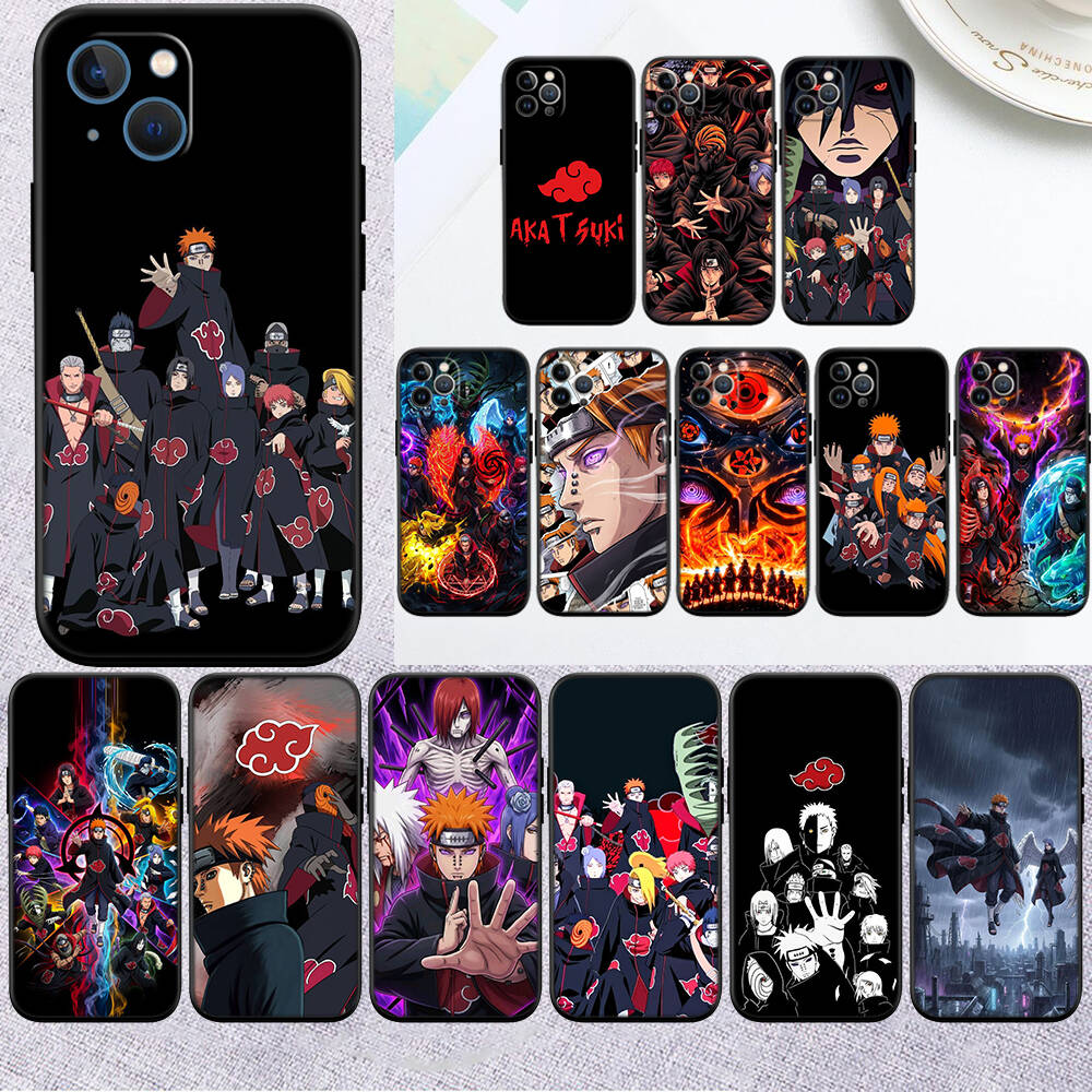 MH96 Naruto Akatsuki Case for Samsung A06 A35 A25 A24 A15 A05S A05 M55 M35 M15 A02 A12 A13 A10 A16 A20 A30 A22 A31 A32 A33 A42 A50