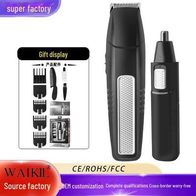 Retro Electric Hair and Nose Clipper Set with Precision Styling and Carving