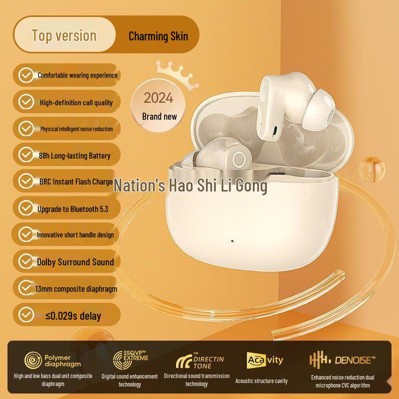 

New Berlin Acoustics Noise-Cancelling Bluetooth Headphones: Long Battery Life, High Sound Quality, Perfect for Sports.