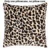 1pcs Short Velvet Leopard Print Pillowcases, Soft Plush Sofa Pillowcases, Home Sofa Decoration Covers, Pillow Covers