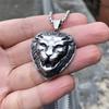 Necklace Retro Lion Head Trend Hip Hop Punk Pendant