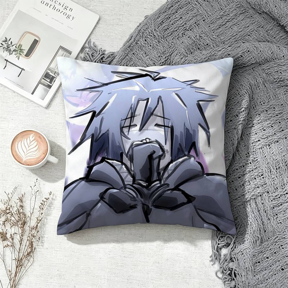 T-Two T-Time Reflective Double-Sided Printed Cushion Cover Bedroom Bedside Sofa Pillow Case