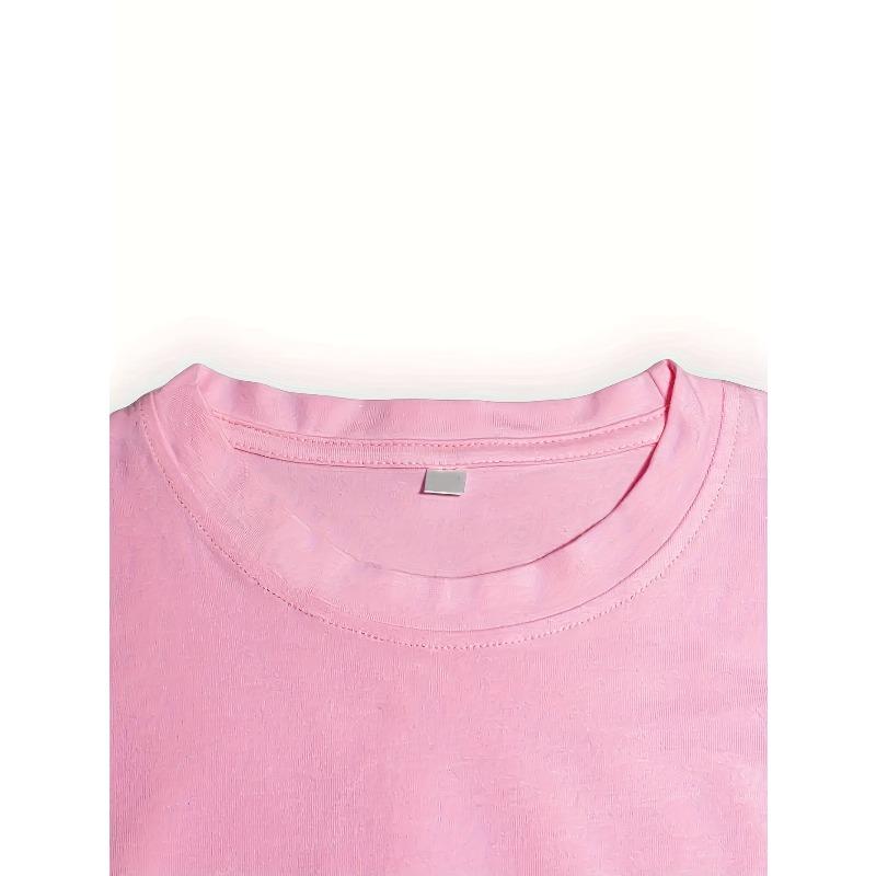Kids Summer Crew Neck Short Sleeve T-Shirt with Sketch Headphones & Music Notes Print