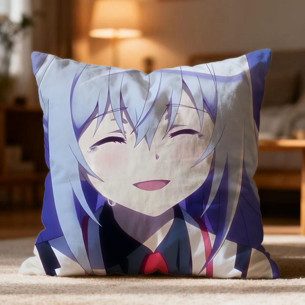 Hot PPlastic Memoriesew Cushion Cover Soft Washable Pillow Case Multi-Scene for Couch Bed Travel Office Use