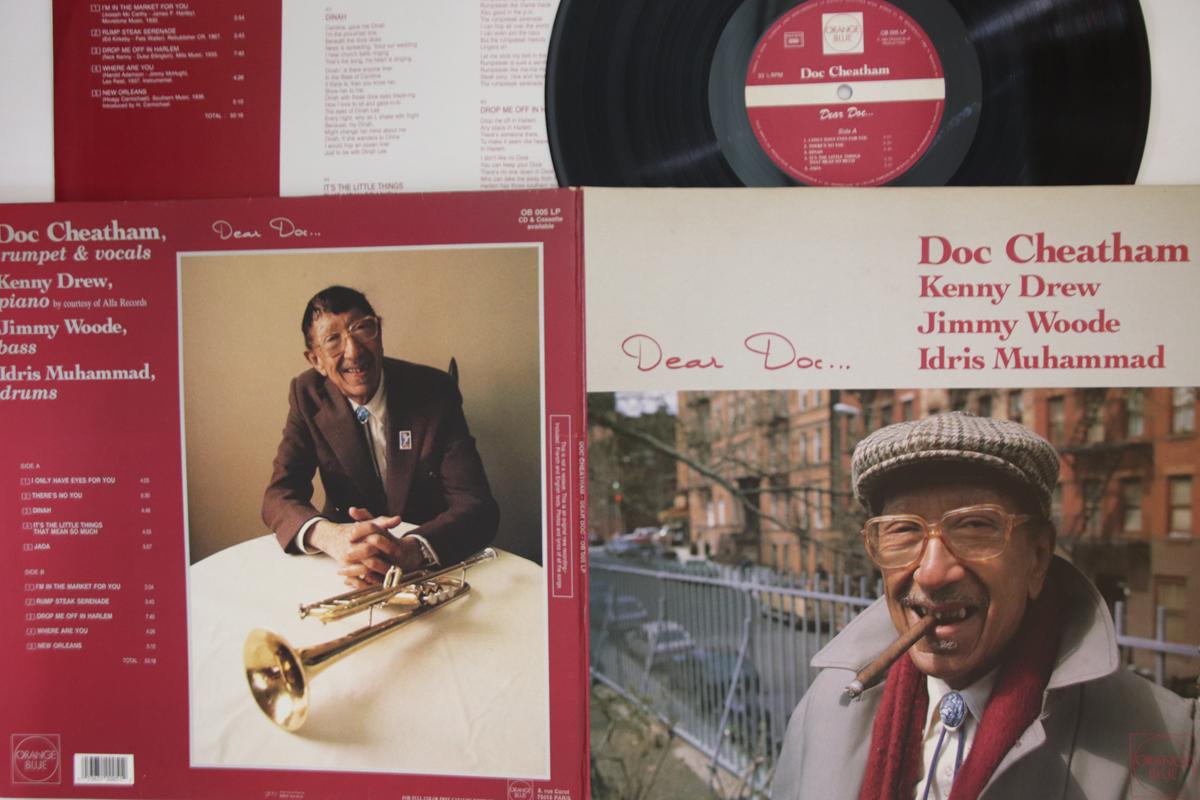 

LP Record DOC CHEATHAM - Dear Doc... OB005LP ORANGE BLUE 1989 France Jazz Used