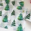 10 Feuilles Papier de Sydney Frotté à la Main Imprimé Feuille Papier de Soie Noël Anniversaires de Noël