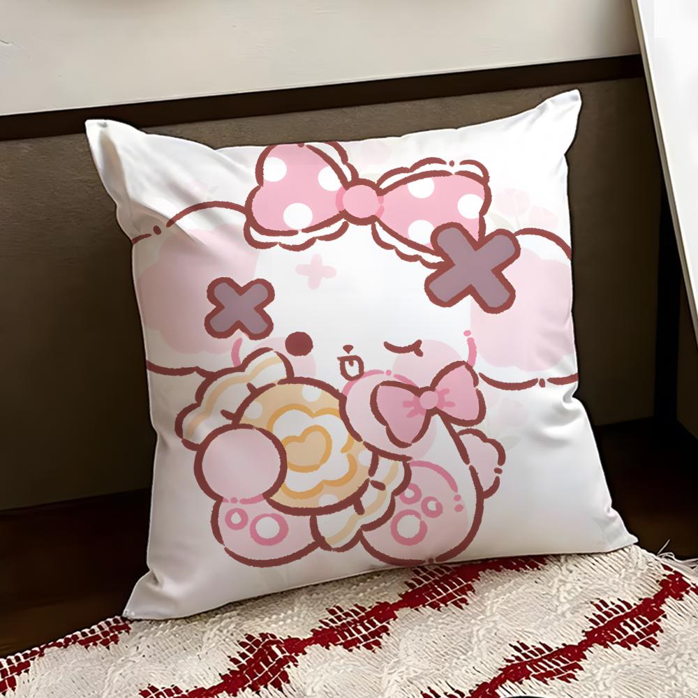 Cute NNono Cushion Cover Reversible Soft Durable Pillow Cover Home  Car MultiScene Use for Daily Comfort
