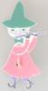 Sunfarm Moomin Clock Snufkin Pink KC5057