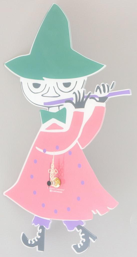 Sunfarm Moomin Clock Snufkin Pink KC5057