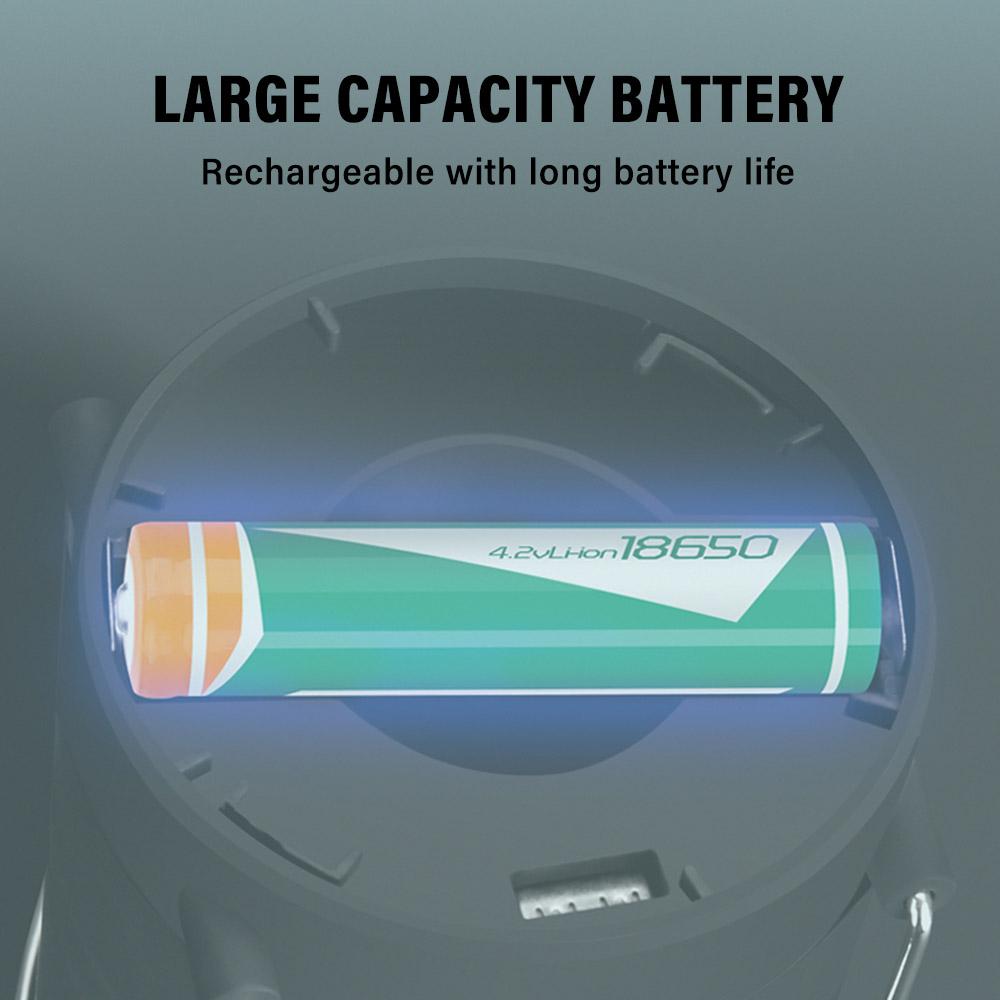 Outdoors Camping Lantern USB Rechargeable Solar Charging Power Supply Portable Collapsible