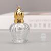 Perfume Bottling Gold Glass Mini Transparent Empty Sample Vial Essential Oil Bottles Refillable Bottles Dropper Bottles Perfume
