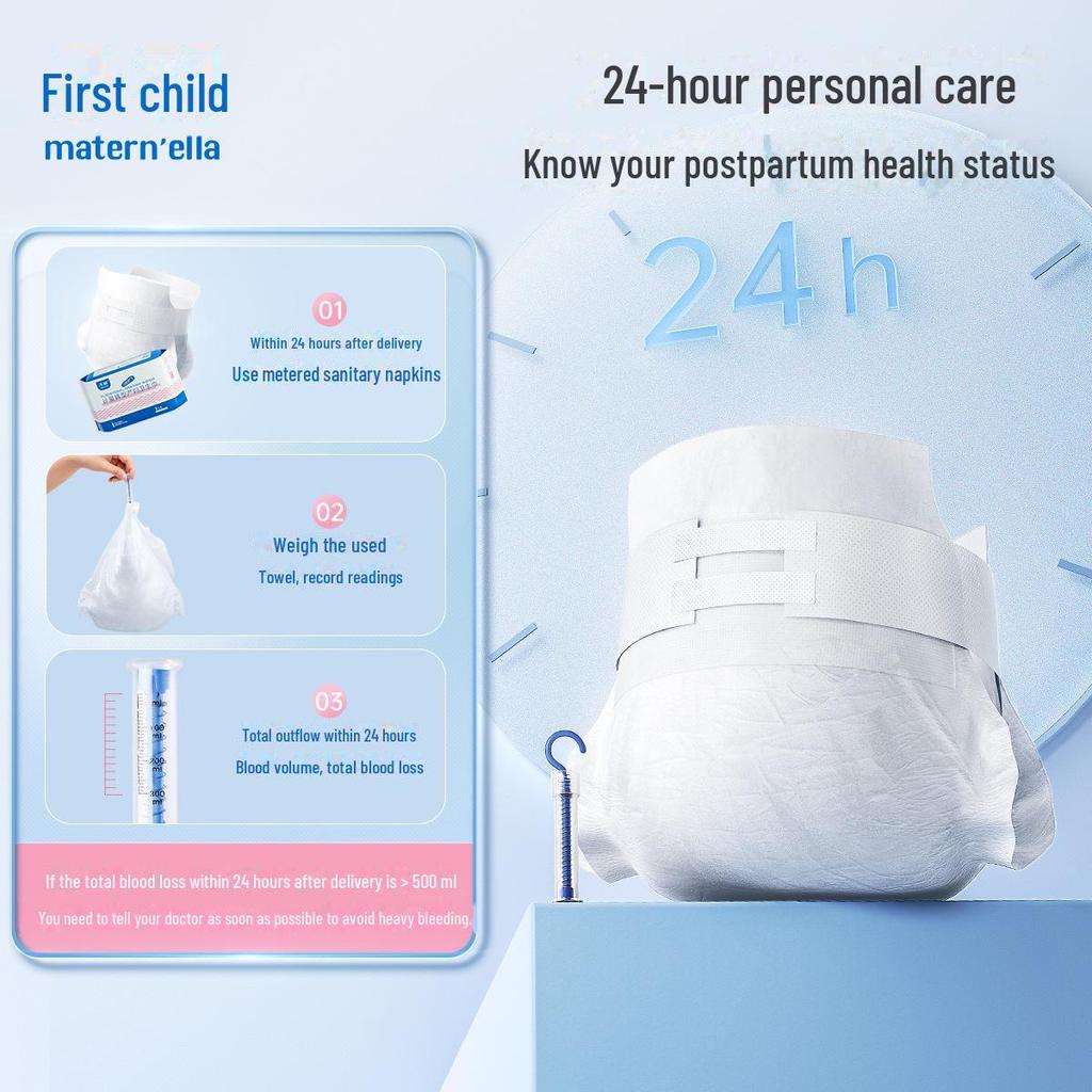 Podpaska higieniczna Zichu Maternity Pant-Style: Duża, bezpieczna, ochrona poporodowa i poporodowa