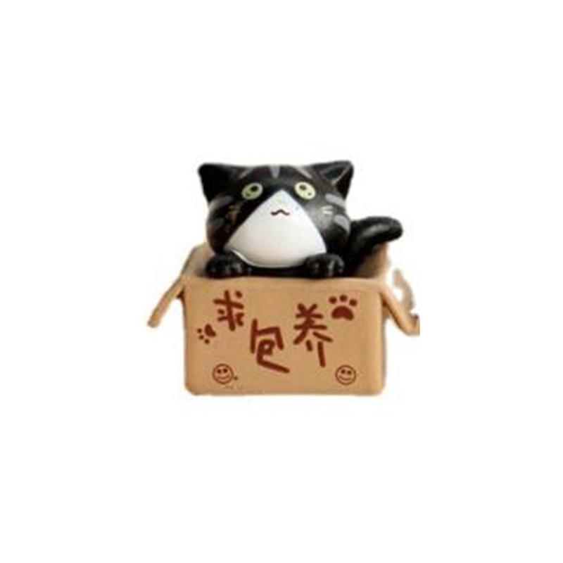 1Pc/Set Cute Mini Garden Kitten Ornament Cat Miniature Figurines Home Room Decor