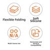 Flexible Silicone Phone Holder Bendable Smartphones Support Bracket  for Mobile Phone Tablets