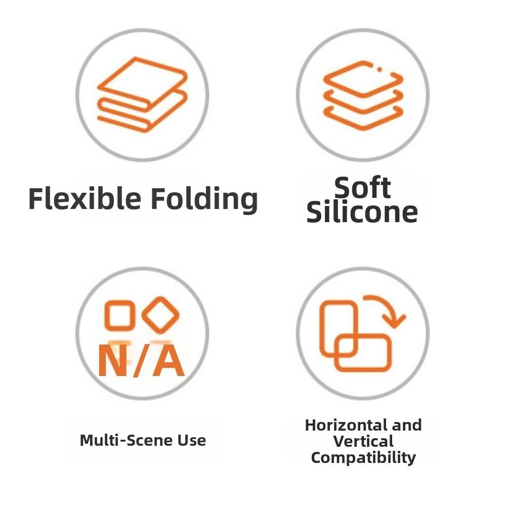 Flexible Silicone Phone Holder Bendable Smartphones Support Bracket for Mobile Phone Tablets