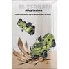 1/18 DongFeng Warrior Military Armored Serie Off Road ORV Alloy Metal Diecast Model Car Sound & Light Collectibles Birthday Gift