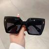 Oversized Square Sun Glasses  New Women Vintage Gradient Outdoor Shades Trendy Brand Design Candy Color Sunglasses