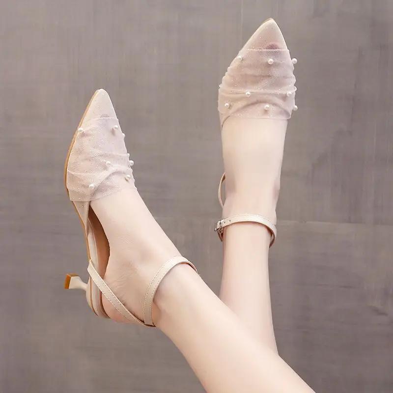 Fashion Outdoor Closed Sandals for Women 2025 Luxury Daily On Offer Casual Low Price Trending Woman Shoes Sales Summer Asian Size Shoe