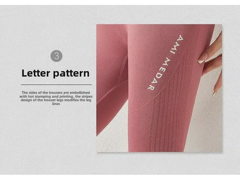 Women's High Waist Seamless Yoga Pants - Peach Lifting, Summer Thin, Elastic Sports Tights for Running and Fitness