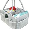 Foldable Diaper Tote Bag: Multifunctional Non-woven Handbag for Baby Supplies and Mommy Travel.