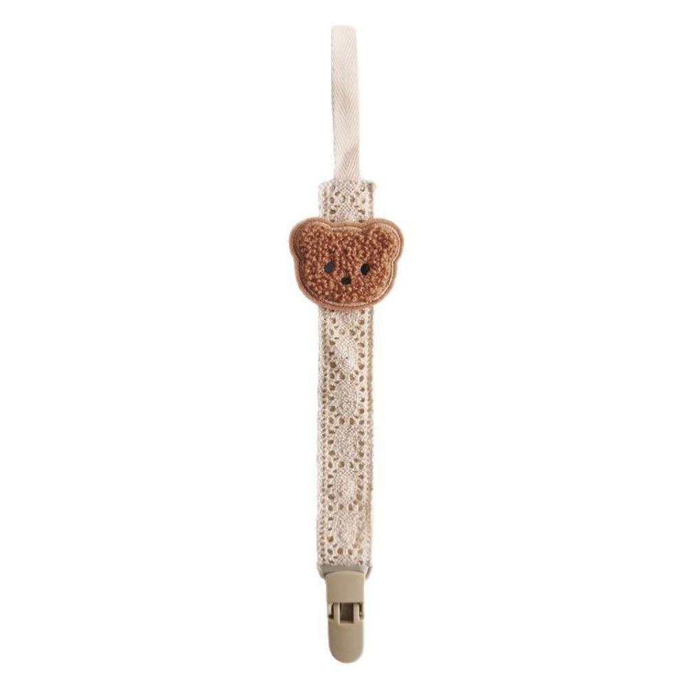 Catena Porta-ciuccio Orsetto Carino Cartone Animato Portatile Anti-caduta Porta-ciuccio Bambino