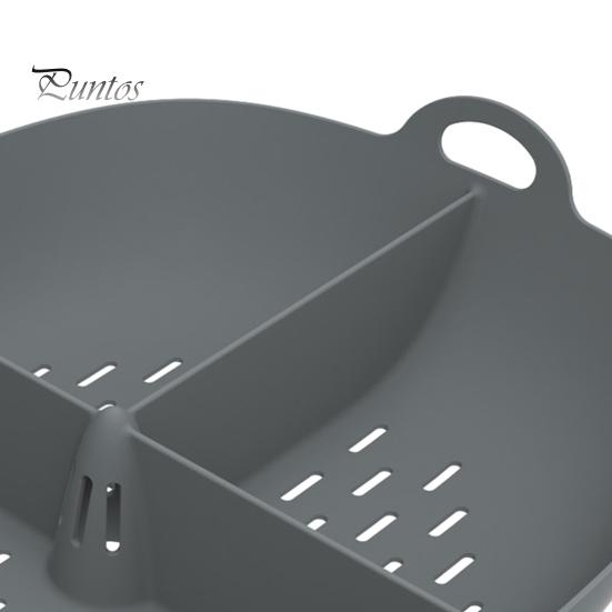 Safe Steaming Accessory for Parties Silicone Grid Tray Thermomix TM7, Food Grade Non-stick Steam Cafe Kitchen Prep Insert, Heat Resistant Healthy