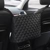 Car Handbag Holder PU Leather Middle Seat Gap Storage Center Console Organizer