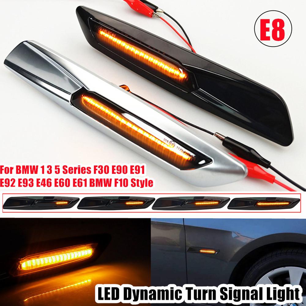 LED Boční obrysová světla Blikač Směrové světlo Sekvenční Blatníkové indikační světlo Pro BMW 1 3 5 Řadu F30 E90 E91 E92 E93 E46 E60 E61