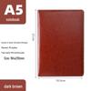 In Stock: A5 Leather Business Notebook with Custom Logo