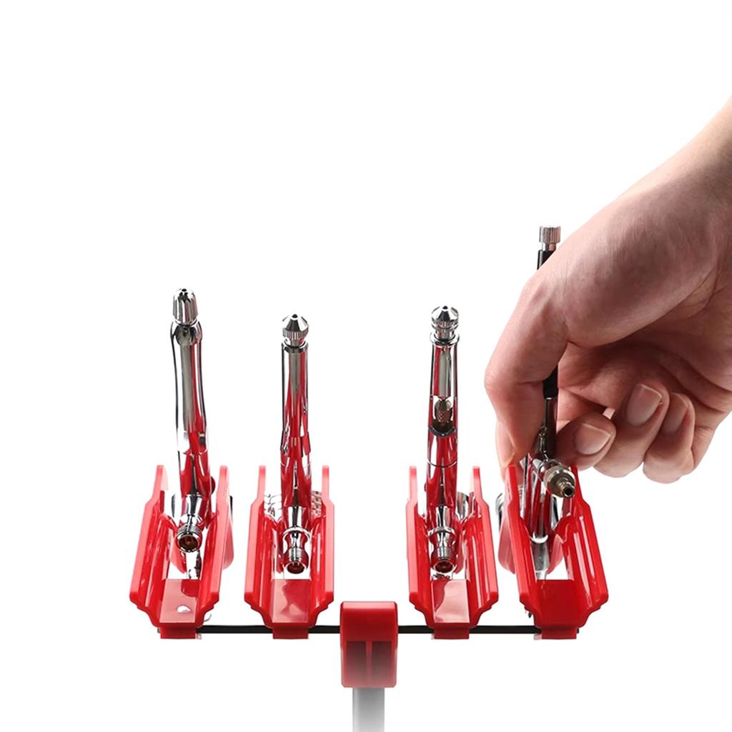 Gundam Model Airbrush Stand Holder, Holds 4 Airbrushes, Model Making Accessories