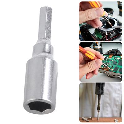 Professioneller 4mm auf 6,35mm Sechskant-Wandleradapter-Steckschlüssel Magnetischer Bit-Konverter für Schraubendreher-Bohrer-Bits Handwerkzeug