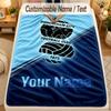 Flannel BlanketBIRMINGHAM CITY Football Custom Name Text Personalized Soft Warm Throw Blanket Home Decor Gift