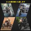 Vancroser 5.75 Inch Motorcycle Headlight Yellow DRL White Hi/Lo LED Compatible with Harley Suzuki Yamaha Honda Rebel 250